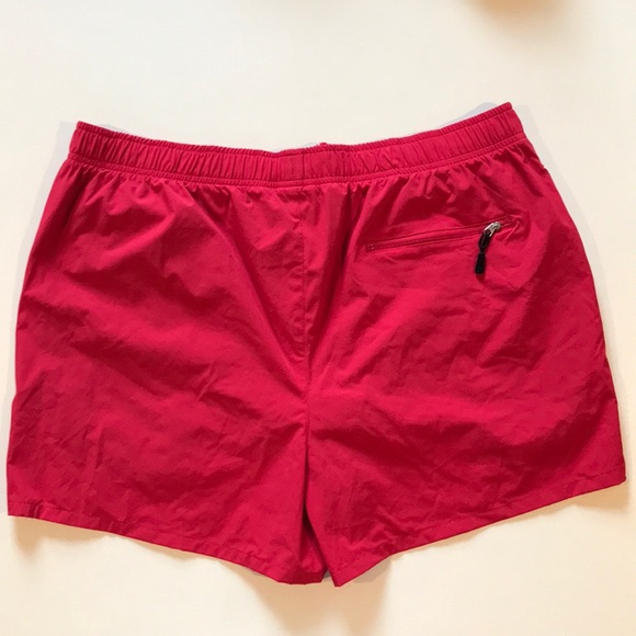 Land’s End Red Swim Trunks L 36-38 Lined - Picture 2 of 7